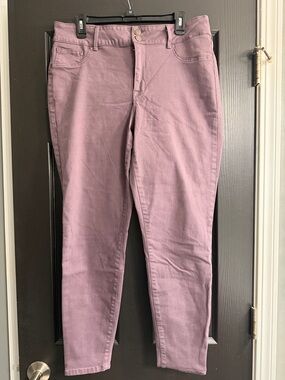 Maurices Dusty Mauve Straight-Leg Jeans